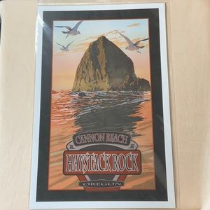 Cannon Beach Haystack Rock-11x17 Print by Mike K. Ranger